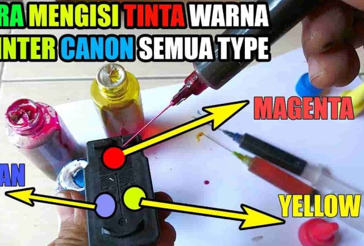 Cara Mengisi Tinta Printer Merk Canon MP287