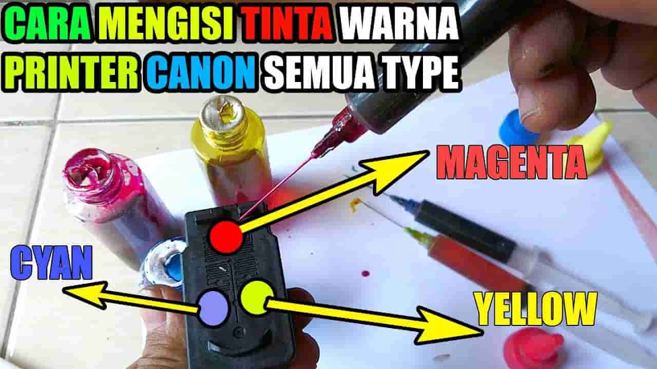 Cara Mengisi Tinta Printer Merk Canon MP287