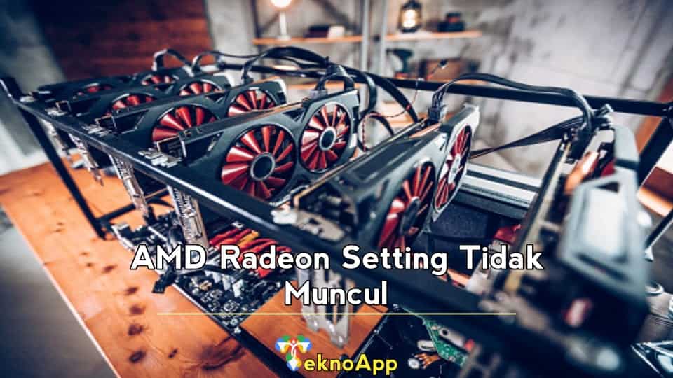 AMD Radeon Setting Tidak Muncul