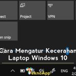 Cara Mengatur Kecerahan Laptop Windows 10