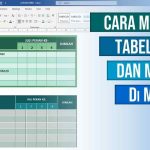 Cara Membuat Tabel di Microsoft Word