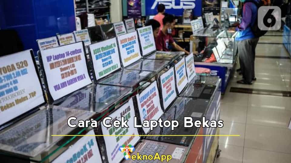 cara cek laptop bekas