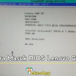 cara masuk bios lenovo g40