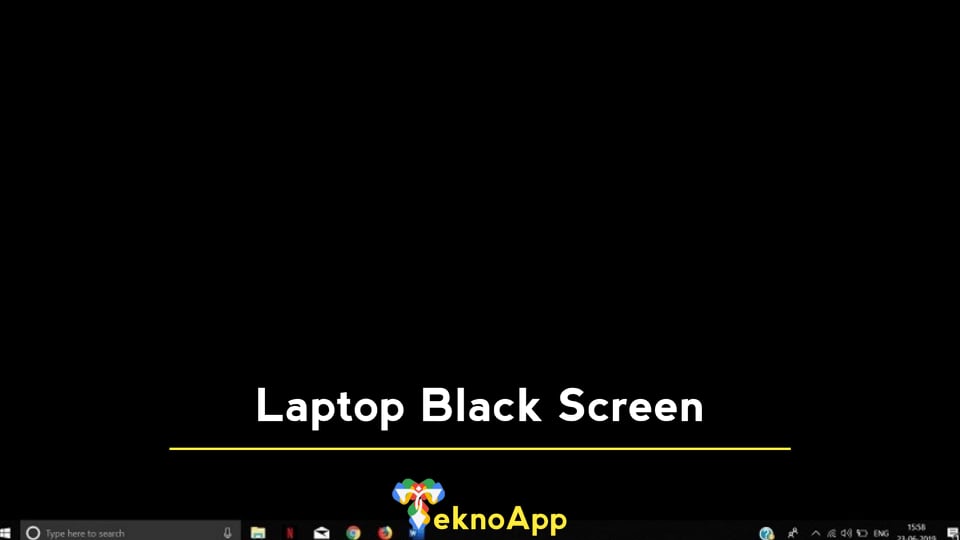 laptop black screen