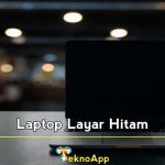 laptop layar hitam