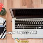 layar laptop mati