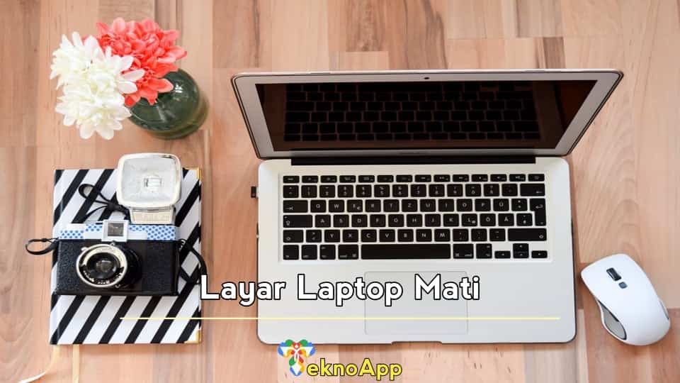 layar laptop mati