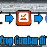 cara crop gambar di word