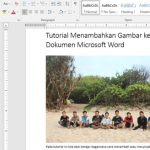 cara menyisipkan gambar pada microsoft word