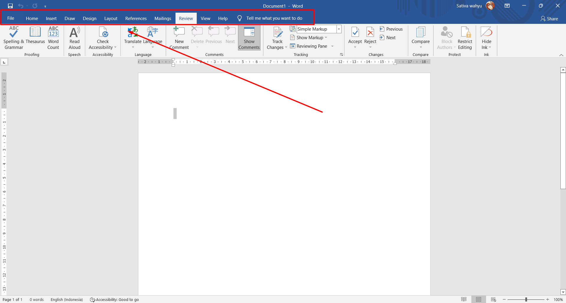 Fungsi Icon Microsoft Word Beserta Gambarnya