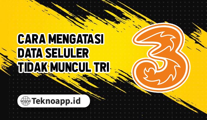 Cara Mengatasi Data Seluler Tidak Muncul Tri