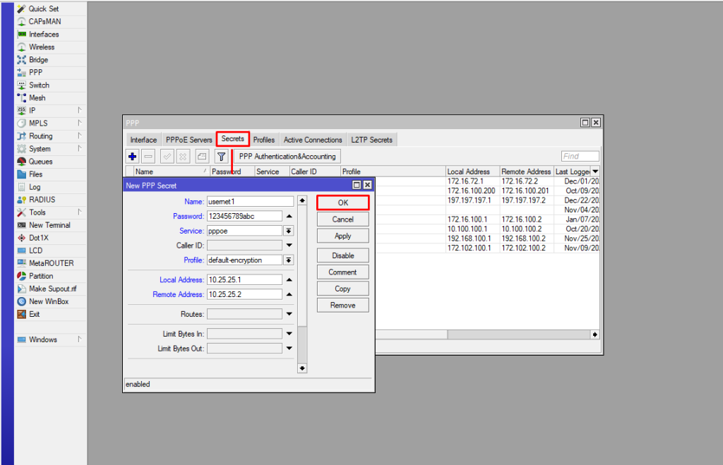 Setting PPPoE Server di Mikrotik Terbaru