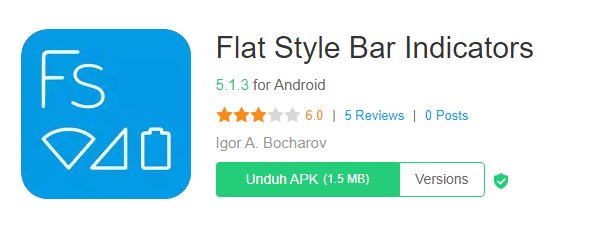 Cara ganti icon batre dan sinyal di android
