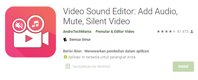 Cara Membuat Video Jadi Karaoke di Android Menggunakan Aplikasi Video Sound Editor