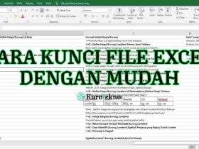 Cara Kunci File Excel
