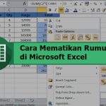 Cara Mematikan Rumus di Excel