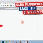 Cara Memunculkan Garis di Word