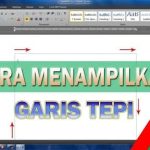 Cara Menampilkan Garis di Word