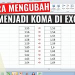 Cara Mengganti Titik Menjadi Koma di Excel