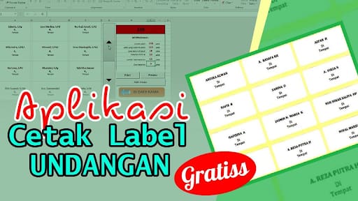 Download Aplikasi Label Undangan Excel