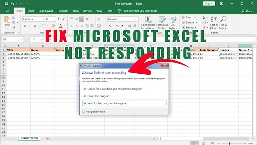 Excel Not Responding