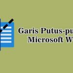 Garis Putus Putus di Word