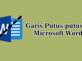 Garis Putus Putus di Word
