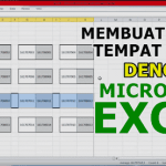 Membuat Denah Tempat Duduk dengan Excel