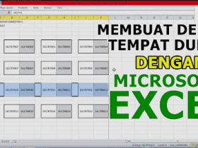 Membuat Denah Tempat Duduk dengan Excel