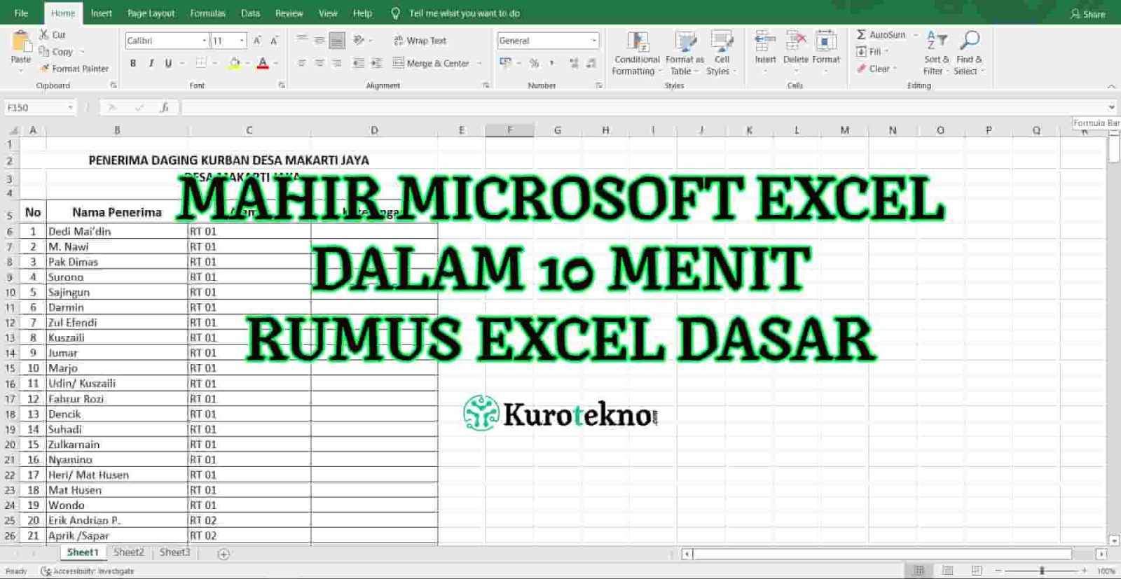 Rumus Excel