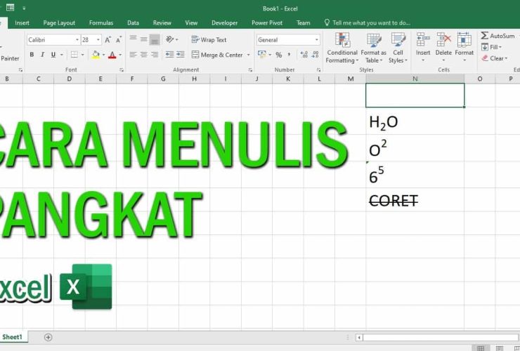 Cara Membuat Kuadrat di Excel dengan Mudah