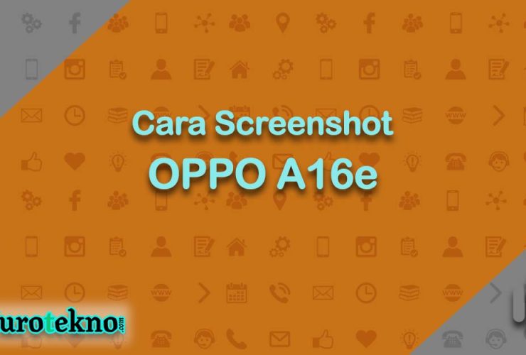 Cara Screenshot OPPO A16e