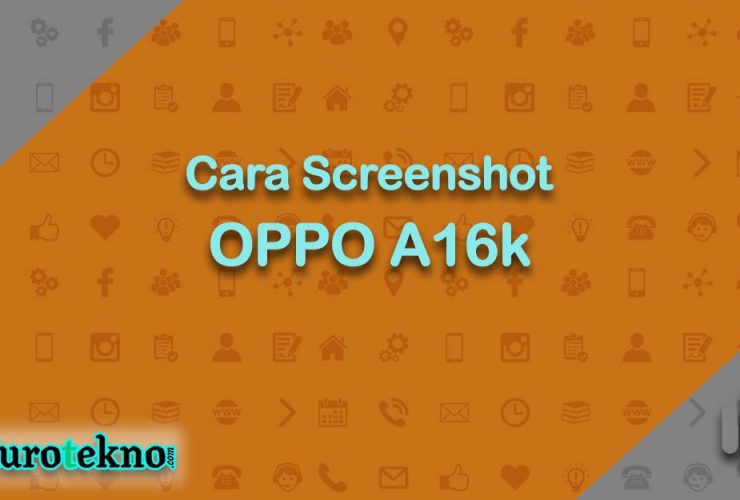 Cara Screenshot OPPO A16k