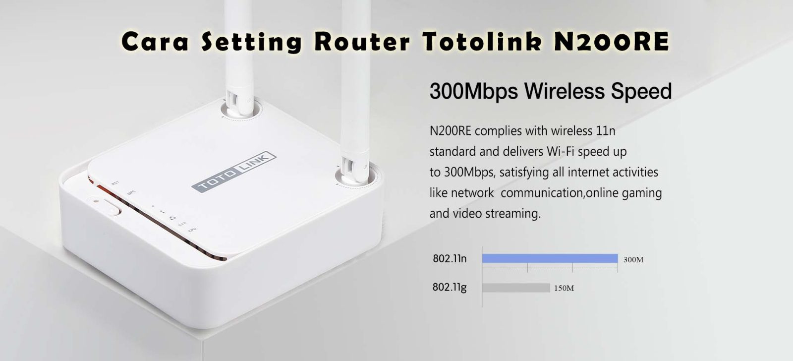 cara setting router totolink n200re