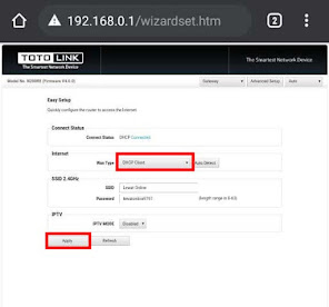 cara setting router totolink n200re Sebagai Gateway 