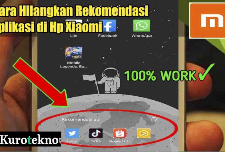 cara mematikan rekomendasi aplikasi di Xiaomi