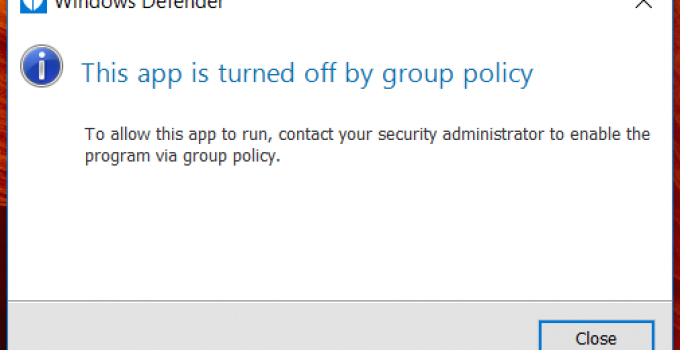 3 Cara Mengatasi Windows Defender Turned Off by Group Policy (Berhasil)