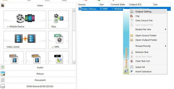 2 Cara Menggunakan Format Factory untuk Konversi File Video